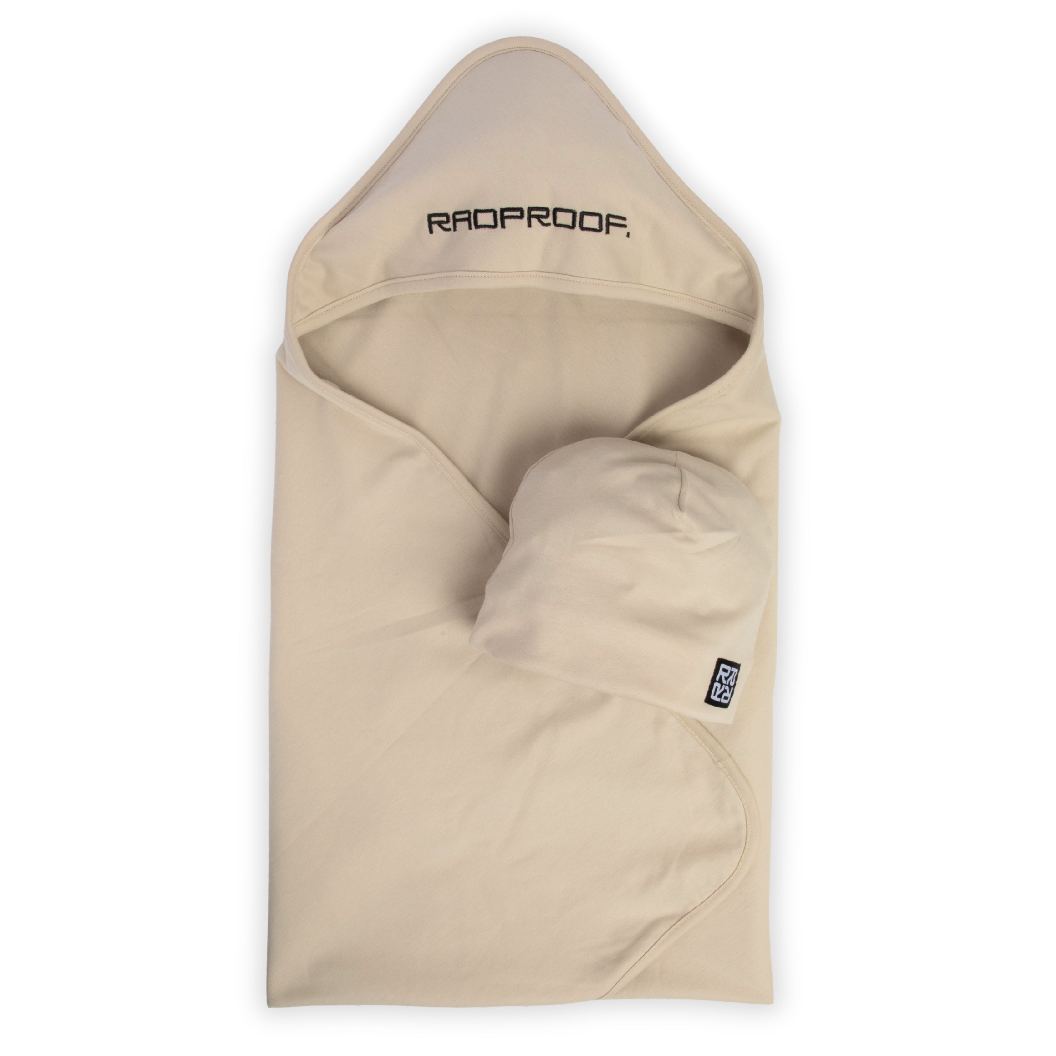 EMF Shielding Organic Cotton Baby Blanket & Beanie Bundle