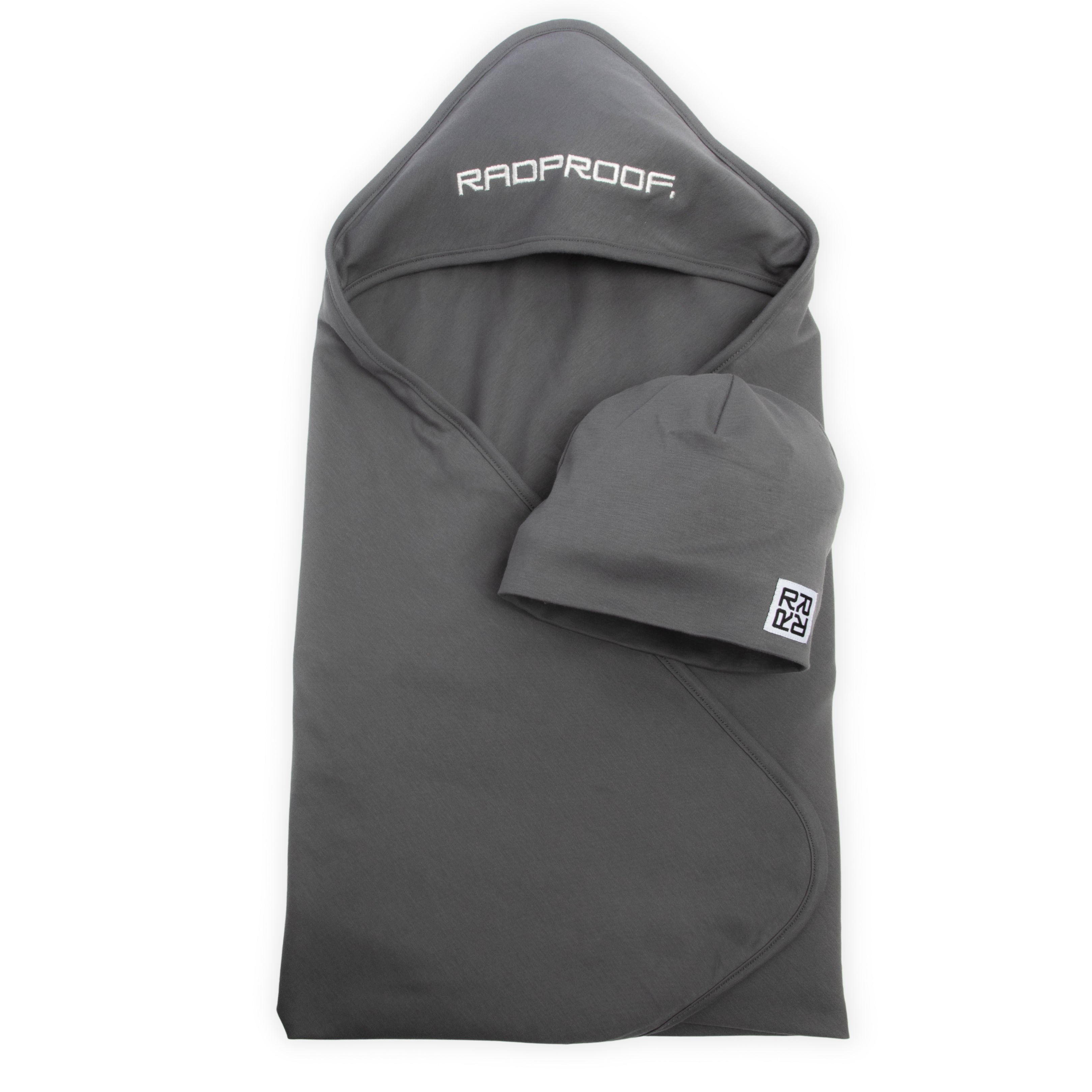 EMF Shielding Organic Cotton Baby Blanket & Beanie Bundle
