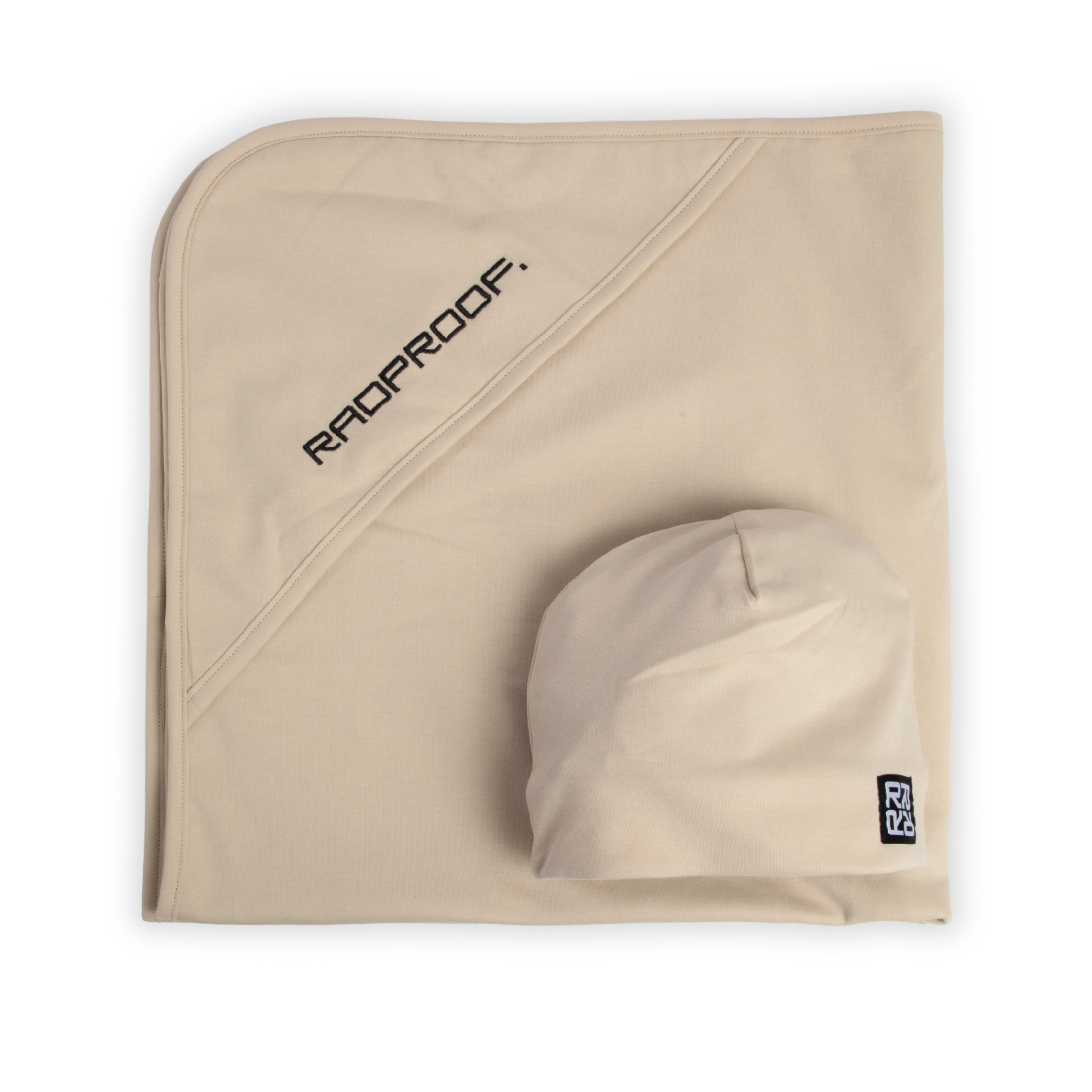 EMF Shielding Organic Cotton Baby Blanket & Beanie Bundle